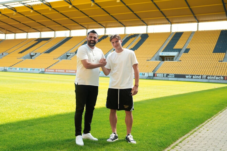 Matti Wagner (20, r.) verstärkt die Alemannia.