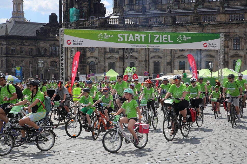 Wegen extremer Hitze und Unwettergefahr mussten die Veranstalter das diesjährige SZ-Fahrradfest nun doch absagen. (Archivfoto)