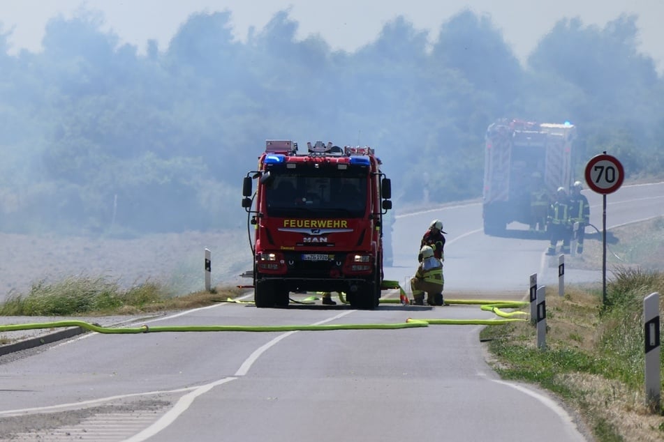 Die Rauchentwicklung war über weite Strecken sichtbar.