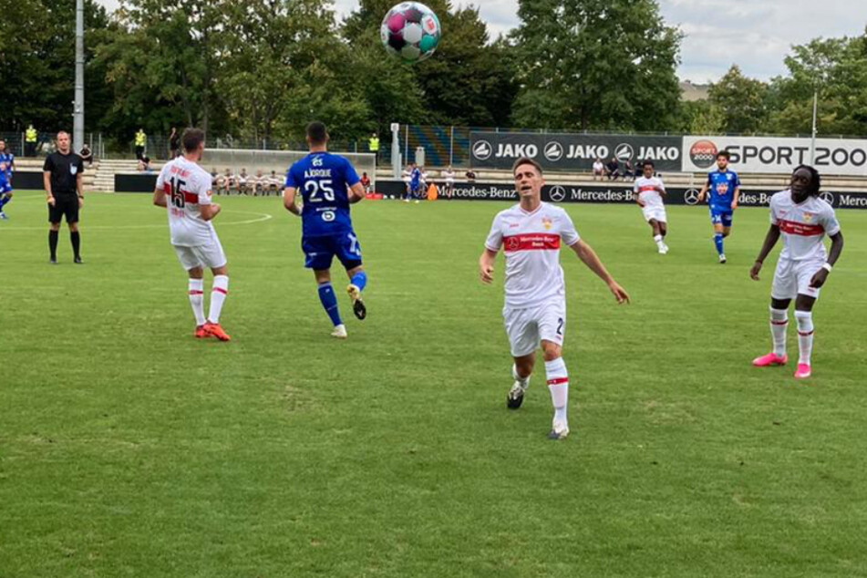 Ein Eindruck vom VfB-Test gegen RC Straßburg.