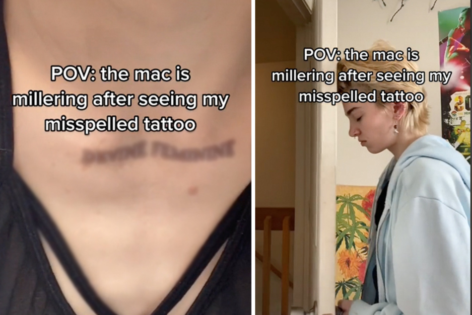 Tattoo artist fails to spellcheck woman's tribute tattoo, and the results are wild!