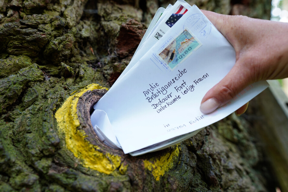Die Briefe stammen aus der ganzen Wekt.