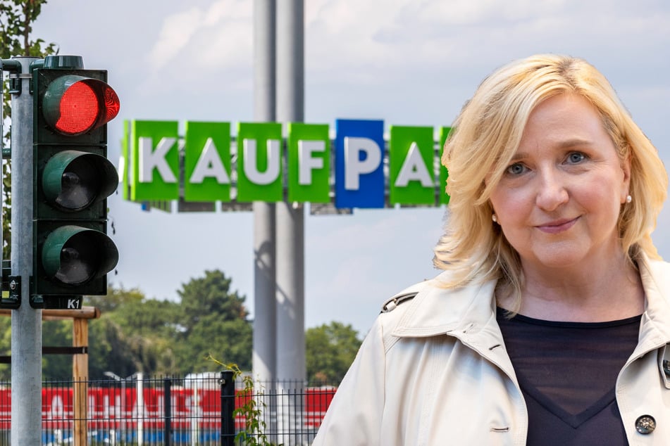 Dresden: Ampel-Wahnsinn: Müssen Kaufpark-Besucher jetzt im Stau stehen?