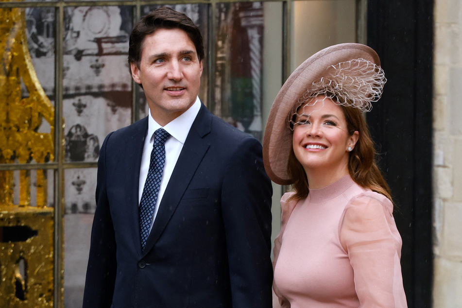 Sophie Trudeau (r.) separated from Canadian Prime Minister Justin Trudeau in 2023.