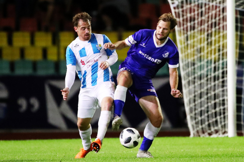 Benjamin Förster (r., 30) spielte zuletzt zwei Jahre für die VSG Altglienicke.