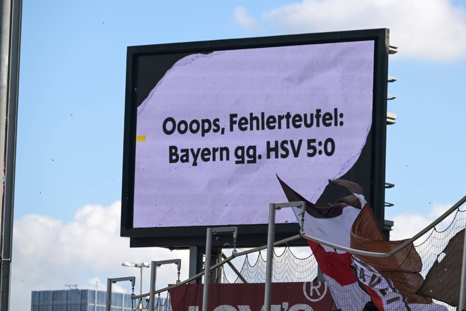 Der Kiezklub korrigierte das falsche Ergebnis zwischen den Bayern und dem HSV.f