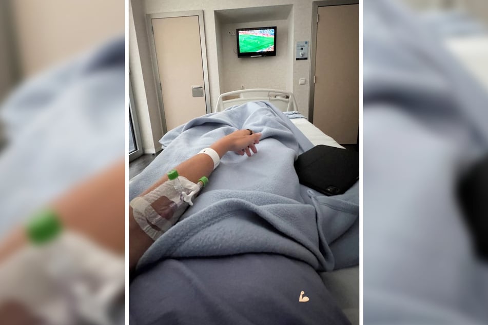 Aitana Bonmati verfolgte das Spiel ihres Teams gegen Japan aus dem Krankenhaus.