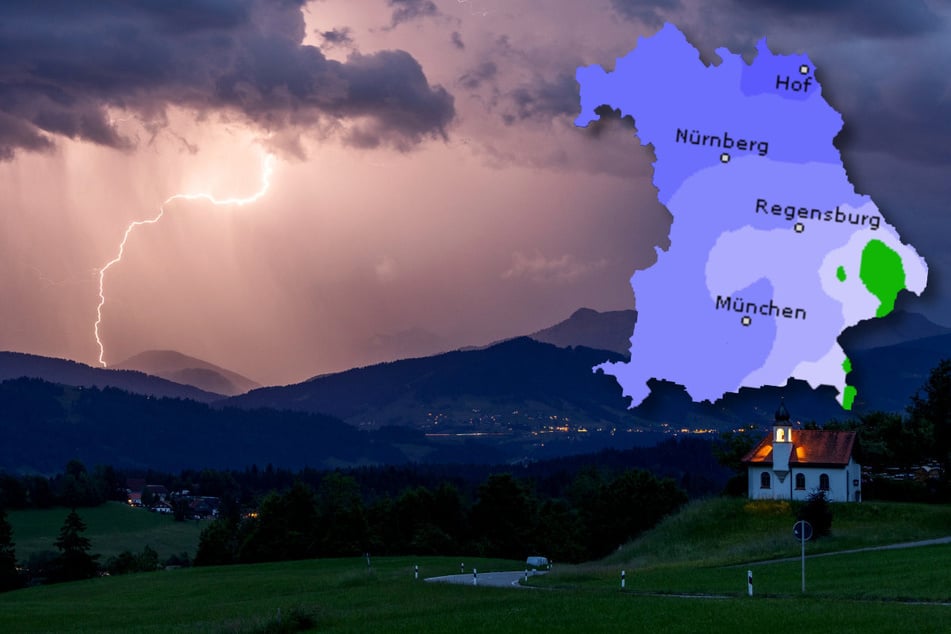 Regenschauer und Gewitter beenden Sonnenphase in Bayern