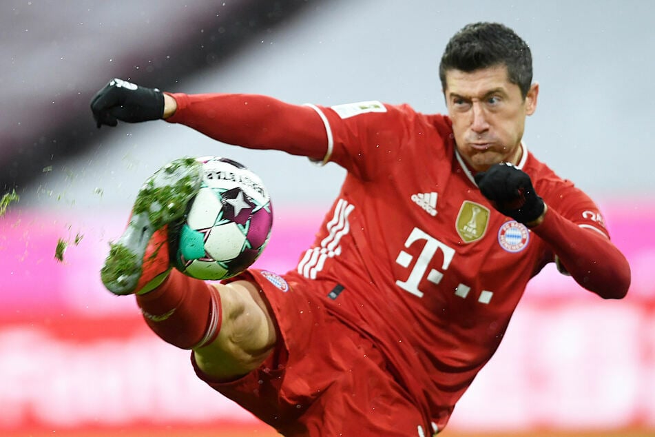 Robert Lewandowski (33) schoss im Oktober 2020 beim 4:3-Sieg über Hertha alle viert Tore für die Bayern.