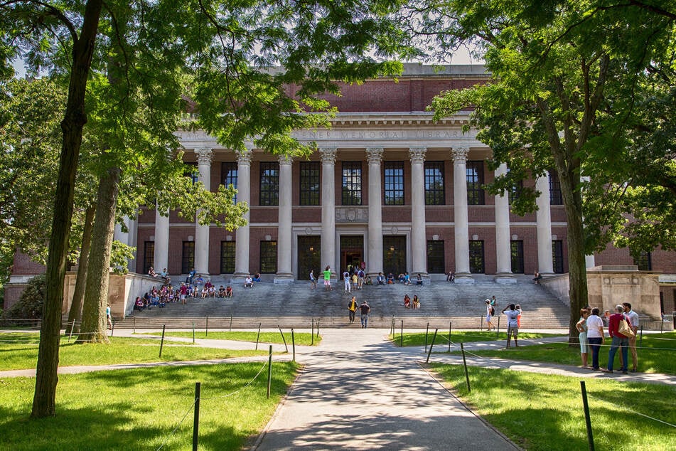 Die legendäre Harvard University in Cambridge (Massachusetts/USA).