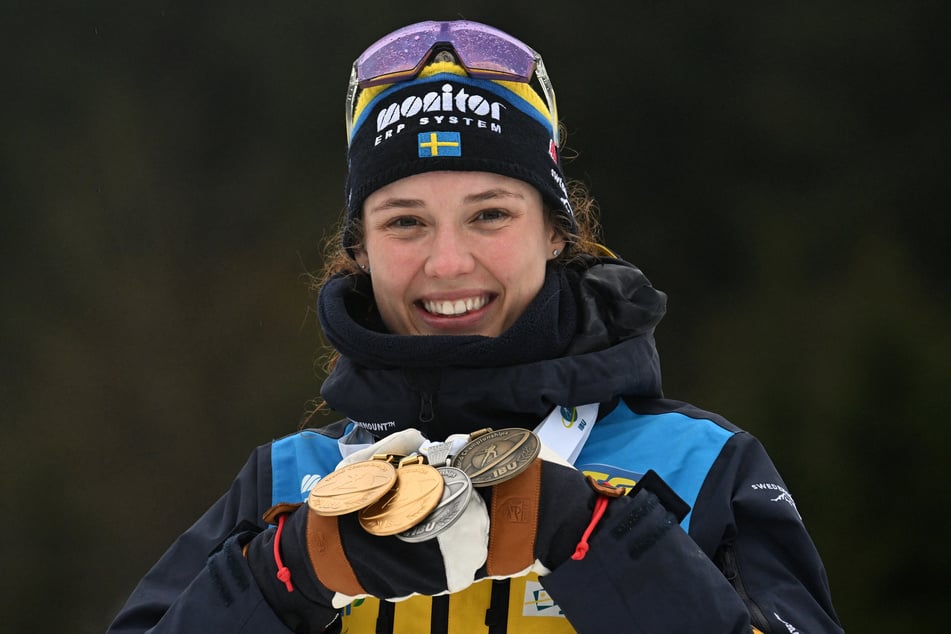 Bei der diesjährigen WM in Oberhof räumte Hanna Öberg (27) gewaltig ab.