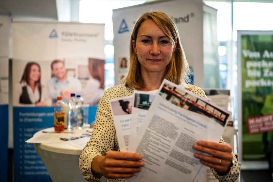 Claudia Pohlers (35) vom Chemnitzer Standort des "TÜV Rheinland"