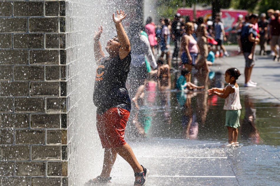 The country's first significant heat wave of the year arrived over the weekend and peaked Monday in Washington, Baltimore, Philadelphia, and New York City.