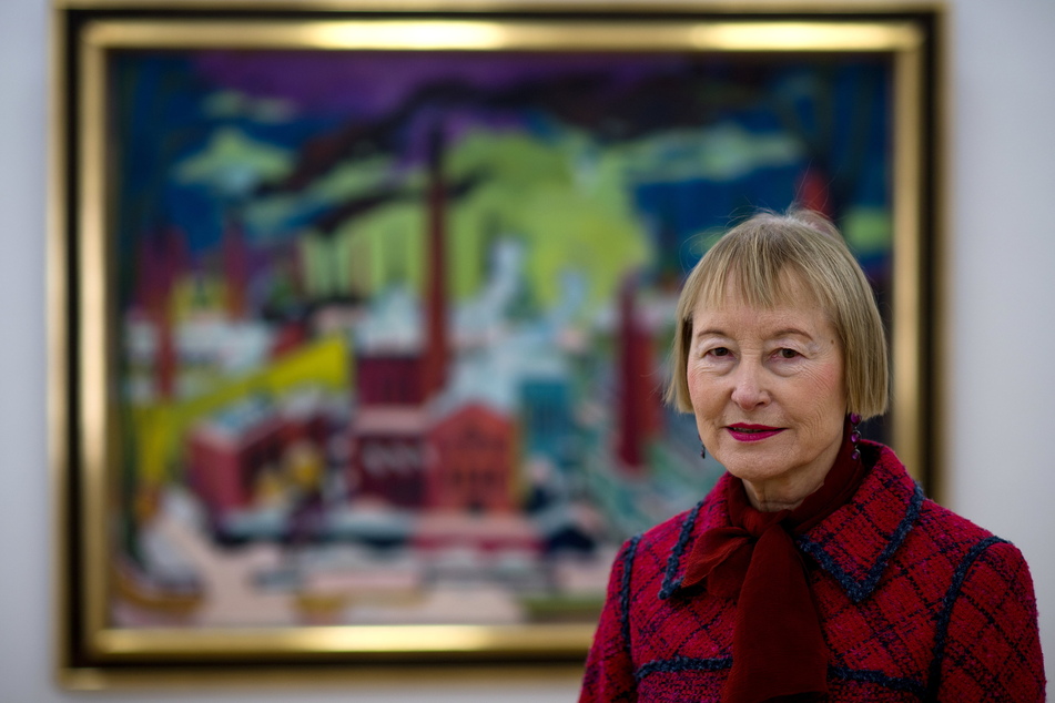Ingrid Mössinger leitete von 1996 bis 2017 die Chemnitzer Kunstsammlungen (l. neben der Oper), sie holte unter anderem Picasso nach Chemnitz.