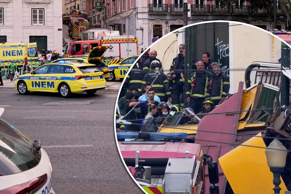 Ikonische Standseilbahn in Lissabon entgleist: 15 Menschen tot