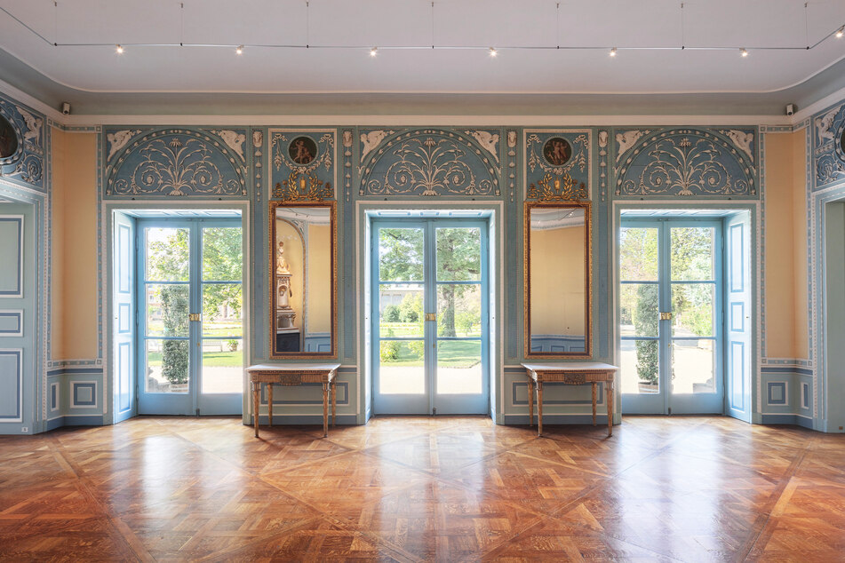 Noch geschlossen: Das Kaiserzimmer in Pillnitz.