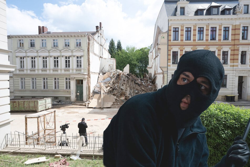 Nach Einsturz durch Gasexplosion in Görlitz: Einbrecher plündern die Nachbarn der Hausruine