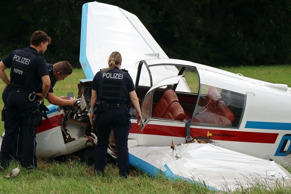 Nach einem Motorproblem musste das Kleinflugzeug in der Nähe des Flugplatzes Grefrath notlanden.
