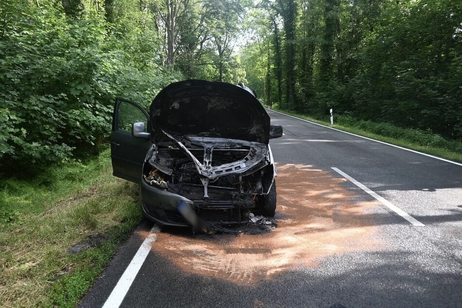 Der VW Caddy konnte von der Feuerwehr gelöscht werden.