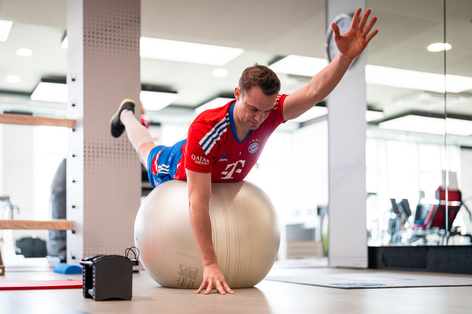 Manuel Neuer (37) arbeitet fleißig an seinem Comeback beim FC Bayern.