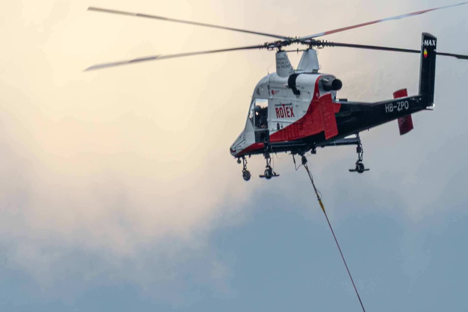 Spezial-Hubschrauber kreist tagelang über Sächsischer Schweiz: Was ist da los?