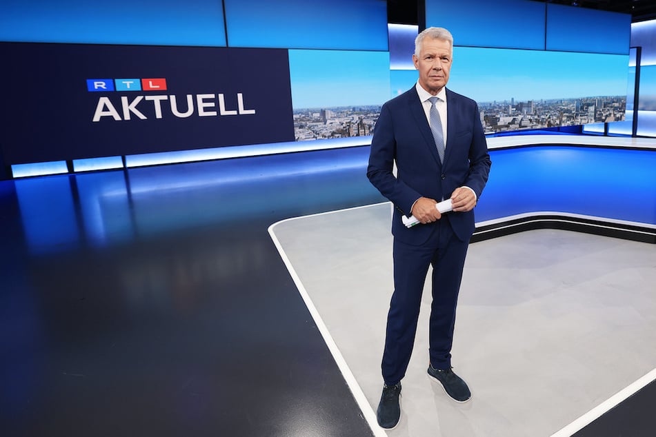 Peter Kloeppel (63) im neuen RTL-Studio.