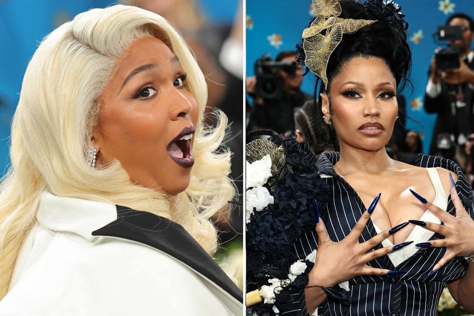 Lizzo (l.) just made a statement on how she feels about meeting fellow rap star Nicki Minaj (r.) at the 2025 Met Gala this week.