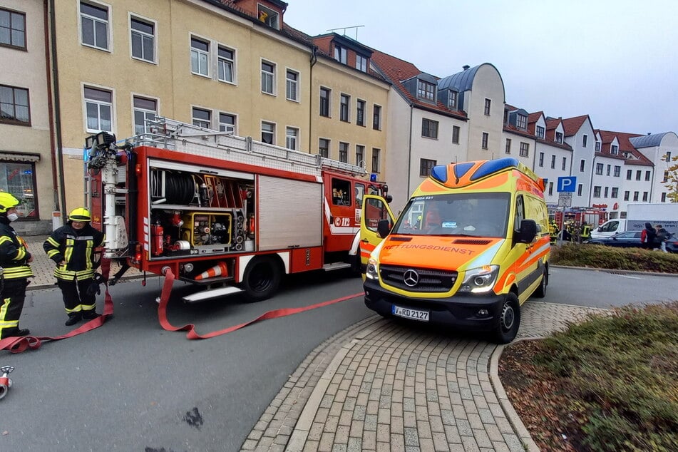 Feuerwehreinsatz in der Leipziger Straße in Werdau: In Oma Ruths Wohnung war der Kühlschrank explodiert.