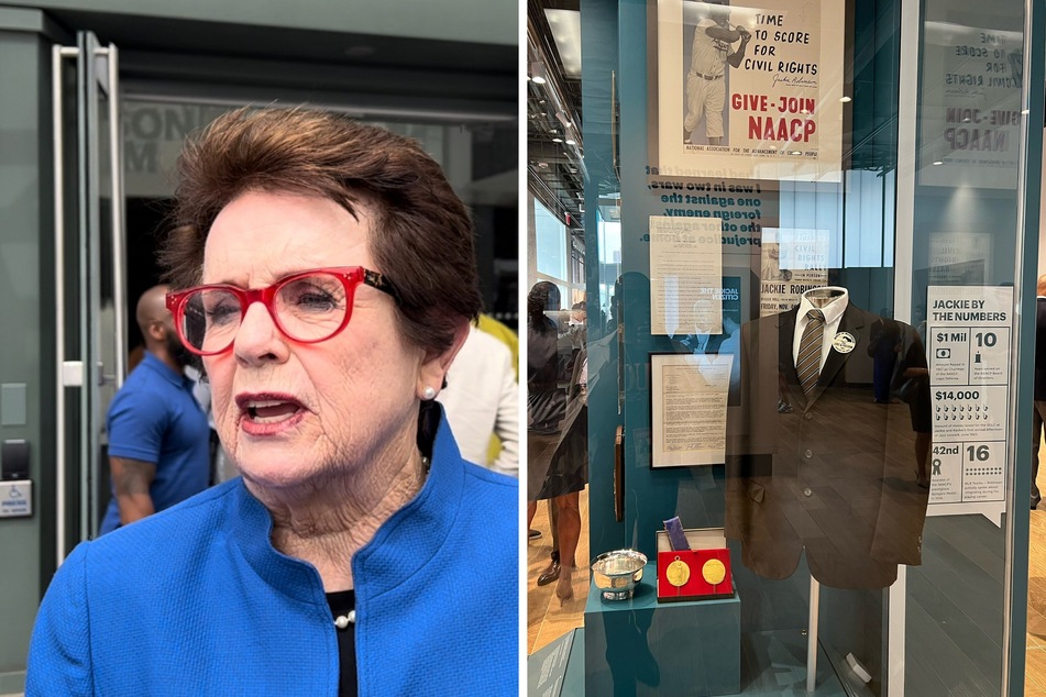 Billie Jean-King also attended the Jackie Robinson Museum grand opening.