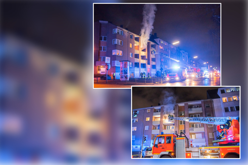 Köln: Wohnungsbrand in Kölner Stadtteil Nippes: Mann rettet sich mithilfe von Nachbarn