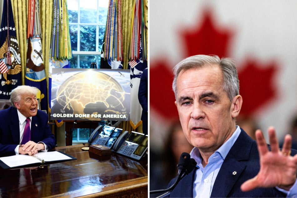 US President Donald Trump's plan for a "Golden Dome" missile defense system has attracted the interest of Canadian Prime Minister Mark Carney.