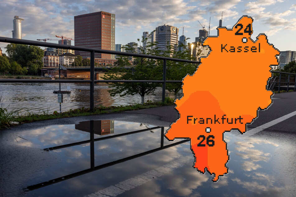 Am Freitag sollen die Temperaturen in Hessen laut "Wetteronline.de" (Grafik) sogar noch einmal auf bis zu 26 Grad steigen. Anschließend geht es deutlich bergab.