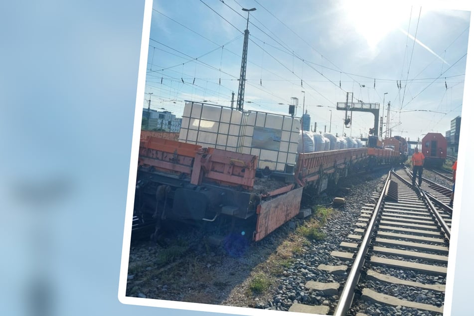 Waggon entgleist in München bei Rangierarbeiten: Halbe Million Euro Schaden!