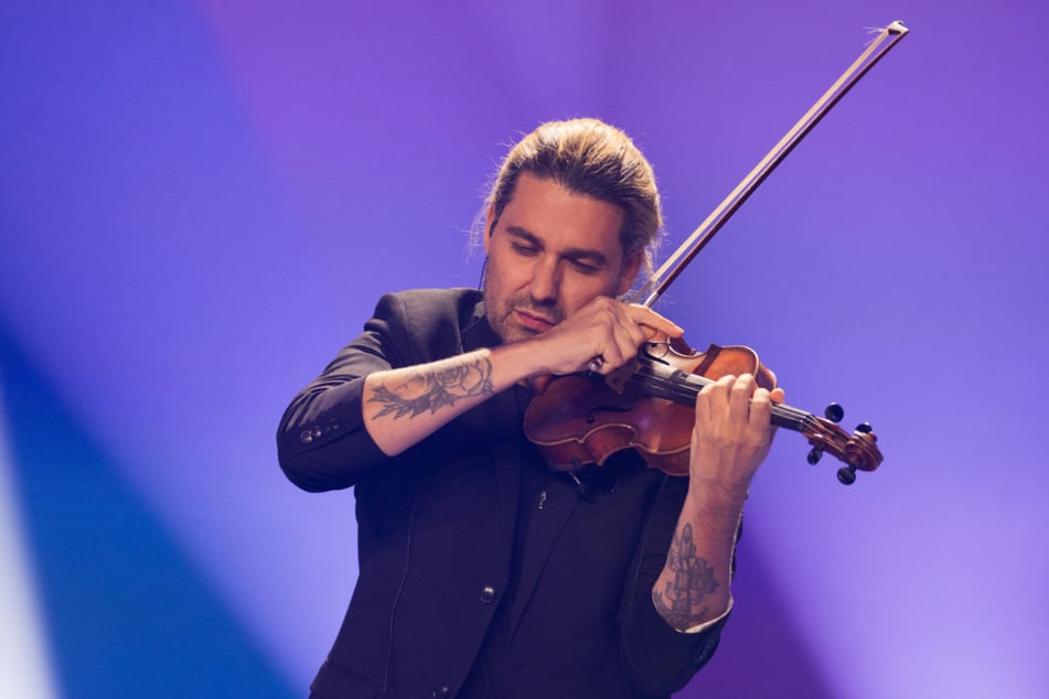 David Garrett spielt bei schlechtem Wetter unter freiem Himmel lieber die zweite Geige.
