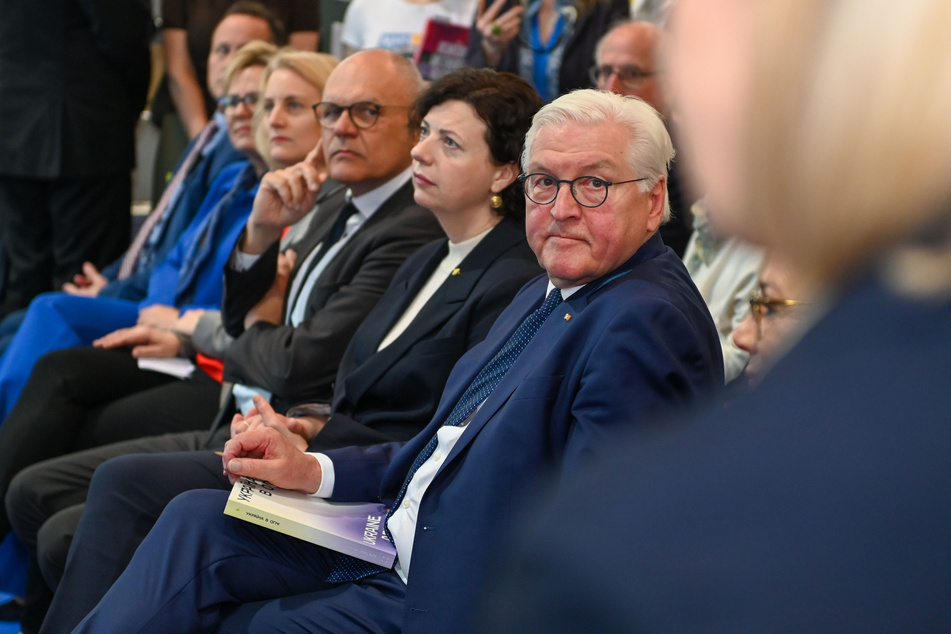 Bundespräsident Frank-Walter Steinmeier (68, SPD) am Donnerstag auf der Leipziger Buchmesse.