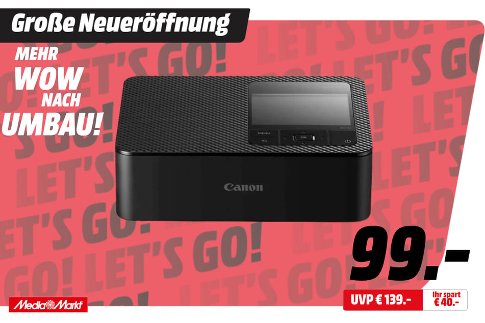 Canon-Drucker für 99 statt 139 Euro.