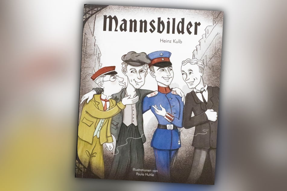 Das Titelbild des Buches spielt auf die Kneipentour-Story von vier jungen Mannsbildern durch Dresden an.