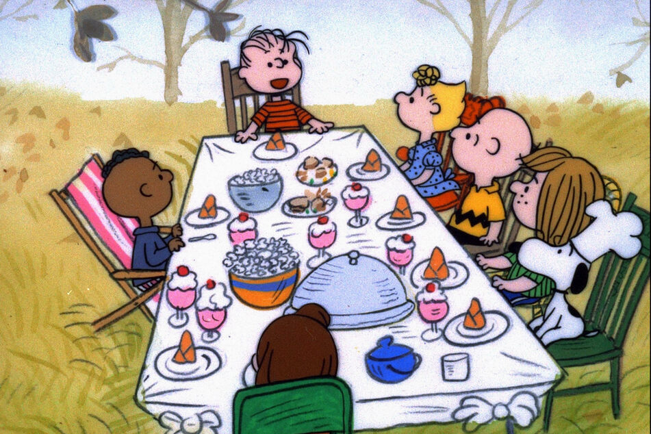 A still image from the holiday special, A Charlie Brown Thanksgiving.