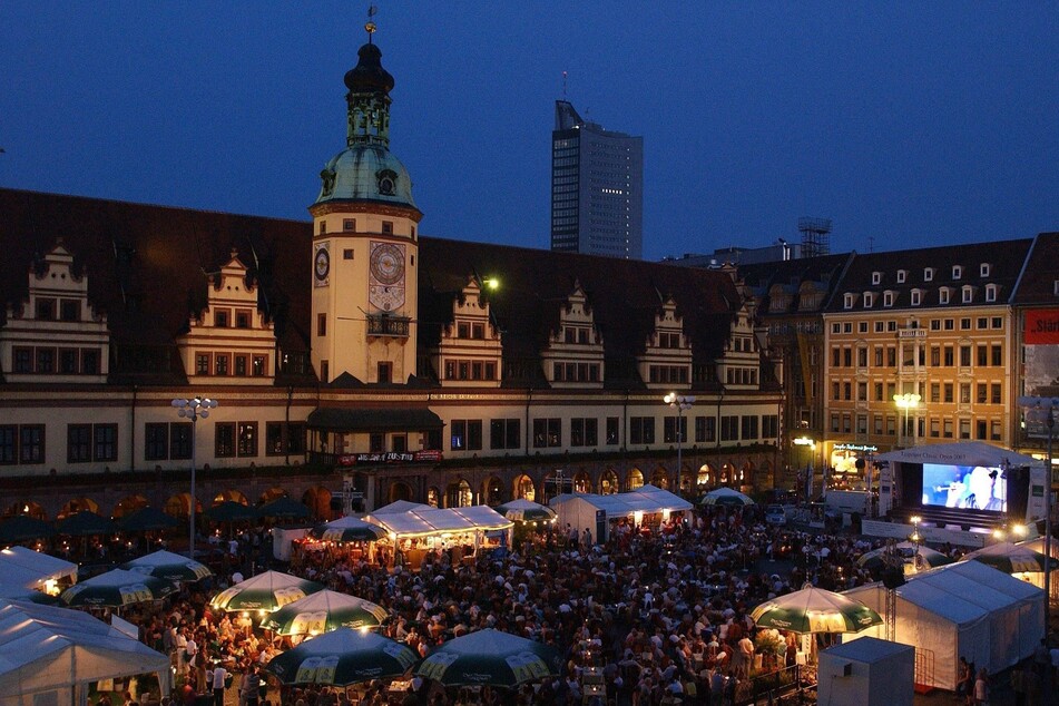 Im August wird Leipzigs Marktplatz wieder zum größten musikalischen Freisitz Sachsens.