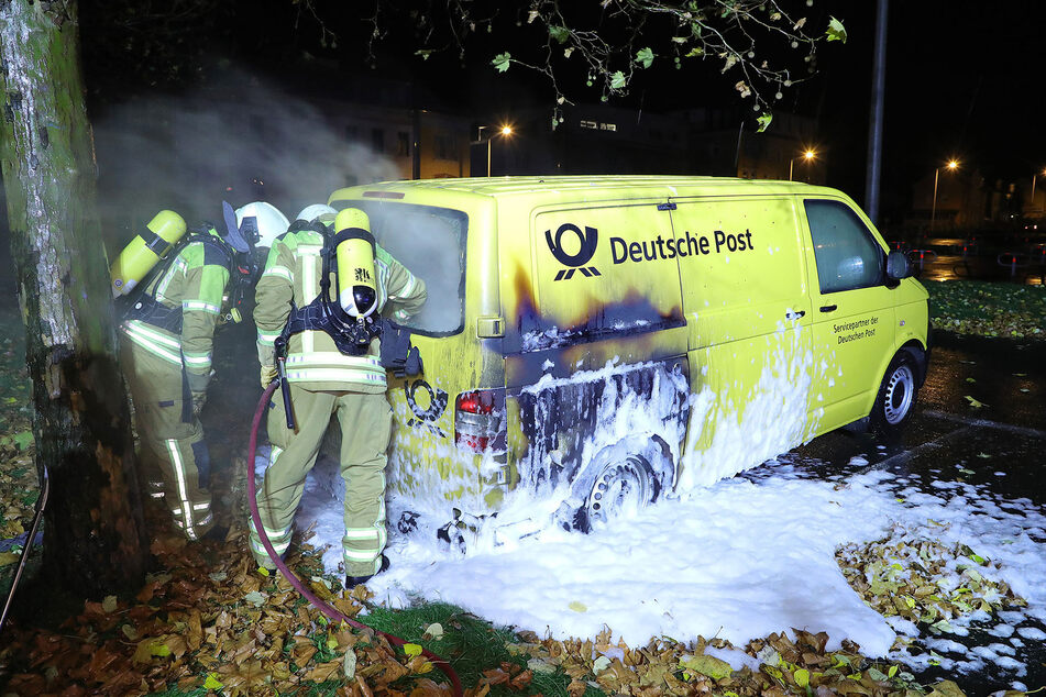 Die Kameraden der Feuerwehr löschten den Brand recht zügig.
