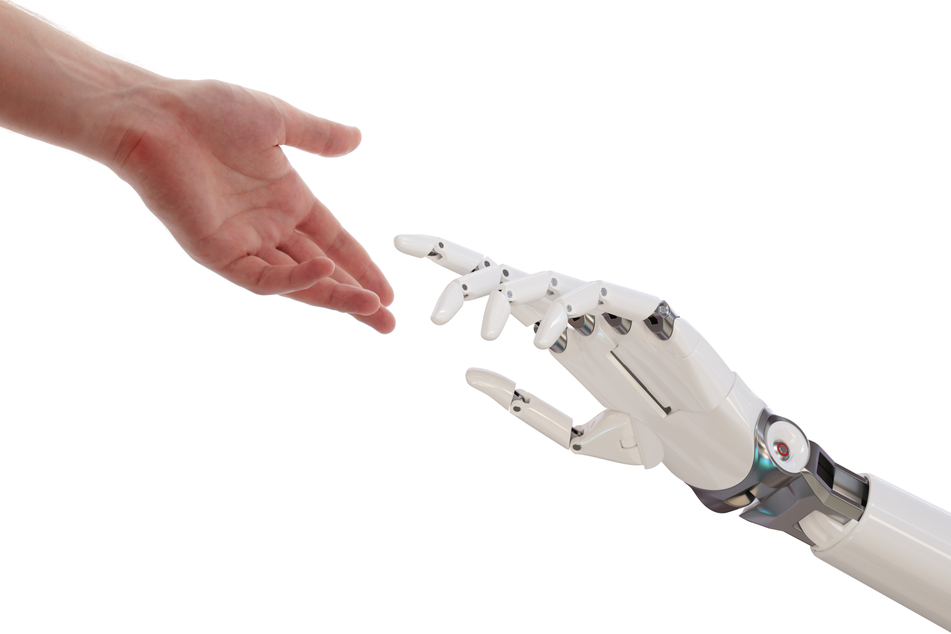 The experiment restore a sense of feeling in the subject's hand through the use of a robotic arm (stock image).