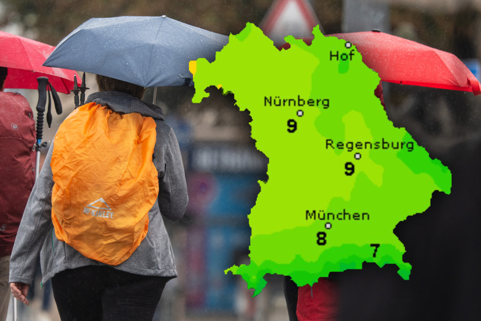 Den Regenschirm sollte man derzeit nicht vergessen! Das Herbstwetter hat München und Bayern fest im Griff.