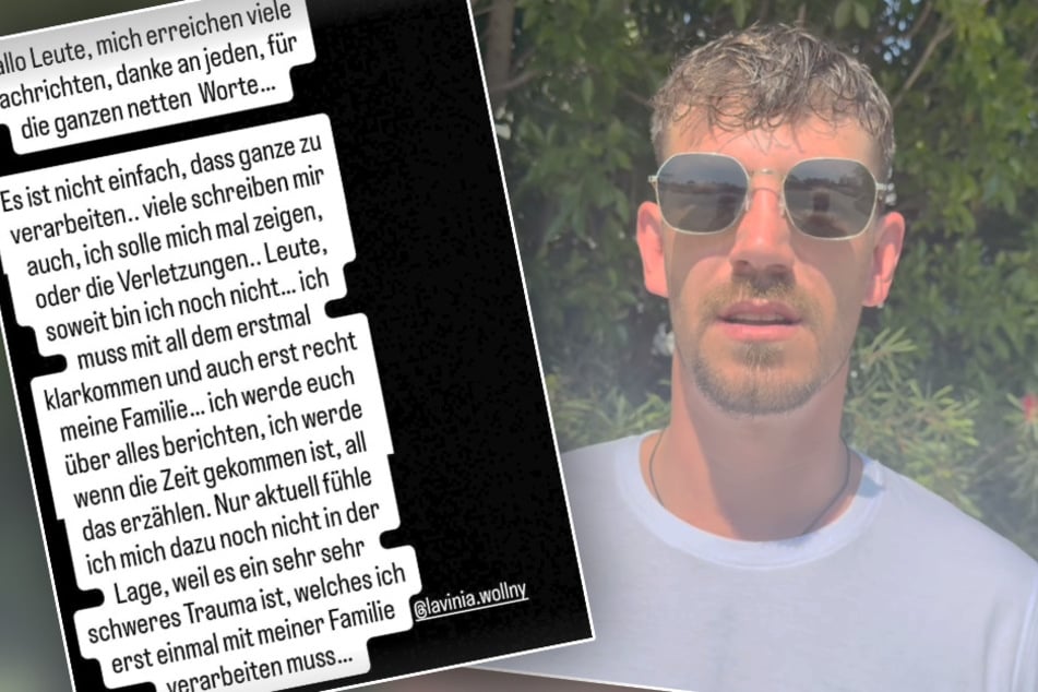 Tim Katzenbauer (26), der bei der Messerattacke schwer verletzt worden sein soll, hat sich an einige User gewandt.