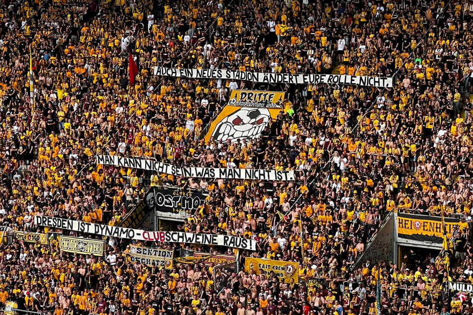 Im K-Block wurde am Samstag wieder einmal der Dresdner SC und das nach drei Jahren Bauzeit modernisierte Heinz-Steyer-Stadion verunglimpft.