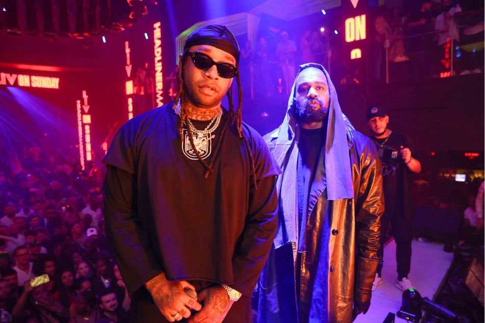A spokesperson for rapper Kanye West (r) has confirmed that the release of his joint album with Ty Dolla $ign has been pushed back to New Year's Eve.
