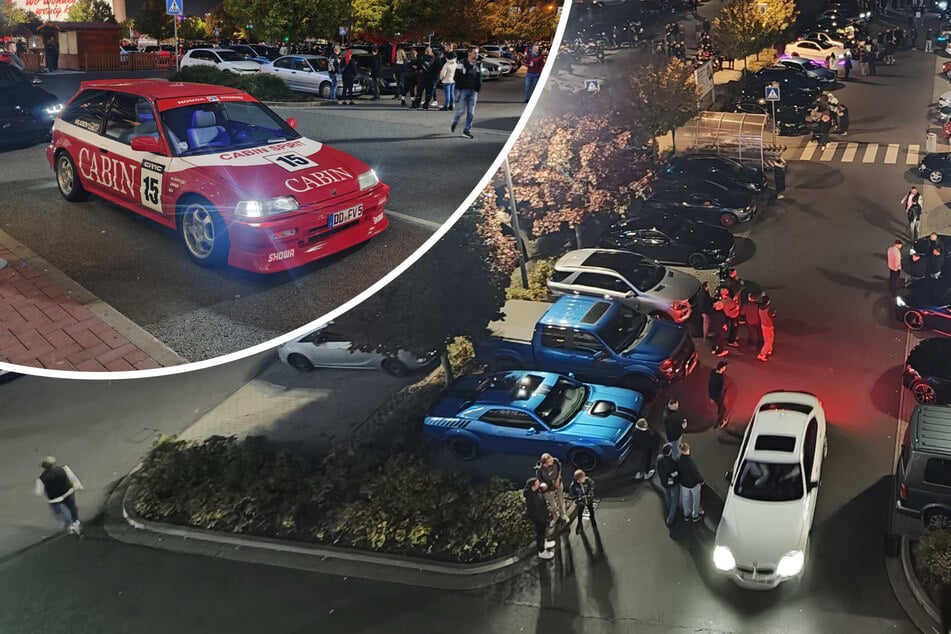 Dresden: Großes Tuning-Treffen in Dresden: Auto-Fans pilgern zum Elbepark