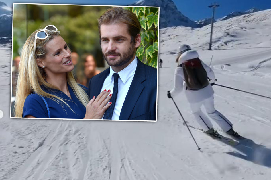 Im gemeinsamen Skiurlaub scheinen Michelle Hunziker (45) und Tomaso Trussardi (39) sich bestens miteinander zu verstehen.