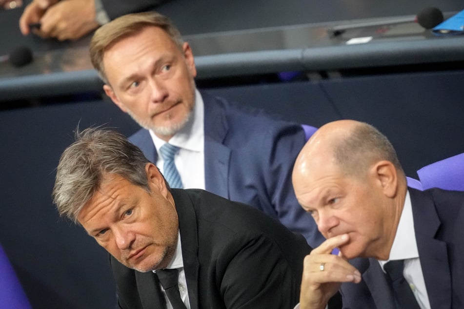 Olaf Scholz (66, SPD, r.) will nicht mehr mit Christian Lindner (45, FDP, o.) regieren. (Archivbild)