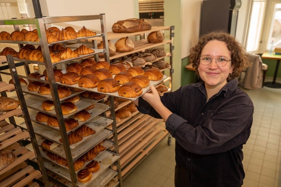 Aber auch die süßen Teilchen wie Croissants ...