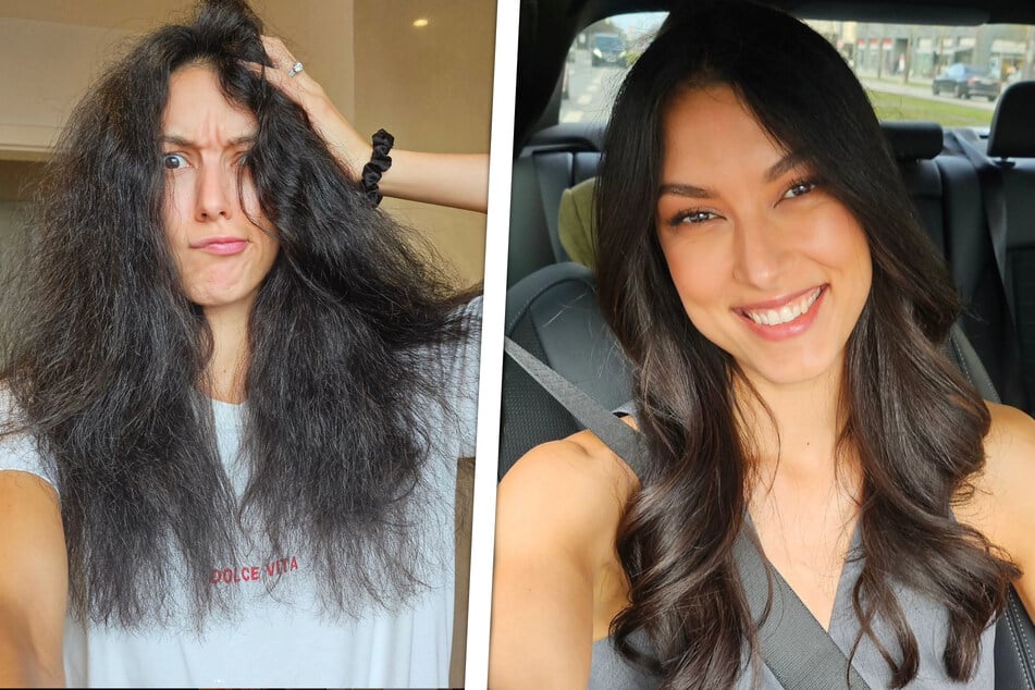 Rebecca Mir (32) war sich nicht zu schade, ihren Fans die krasse Haar-Wahrheit zu präsentieren.
